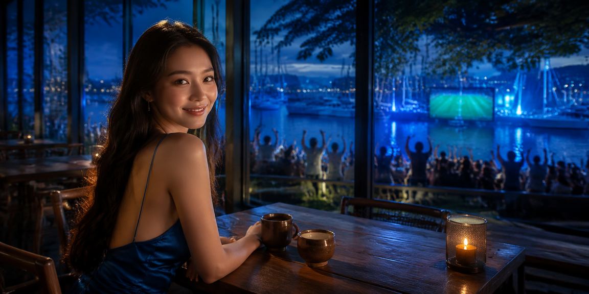 Người dùng tại Buôn Ma Thuột ngồi café thư giãn và theo dõi kết quả xổ số trực tuyến