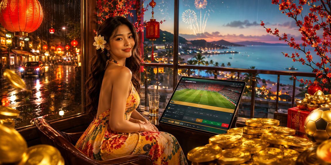Người chơi tại Phú Quốc ngồi café thưởng thức casino và xổ số trực tuyến trên điện thoại