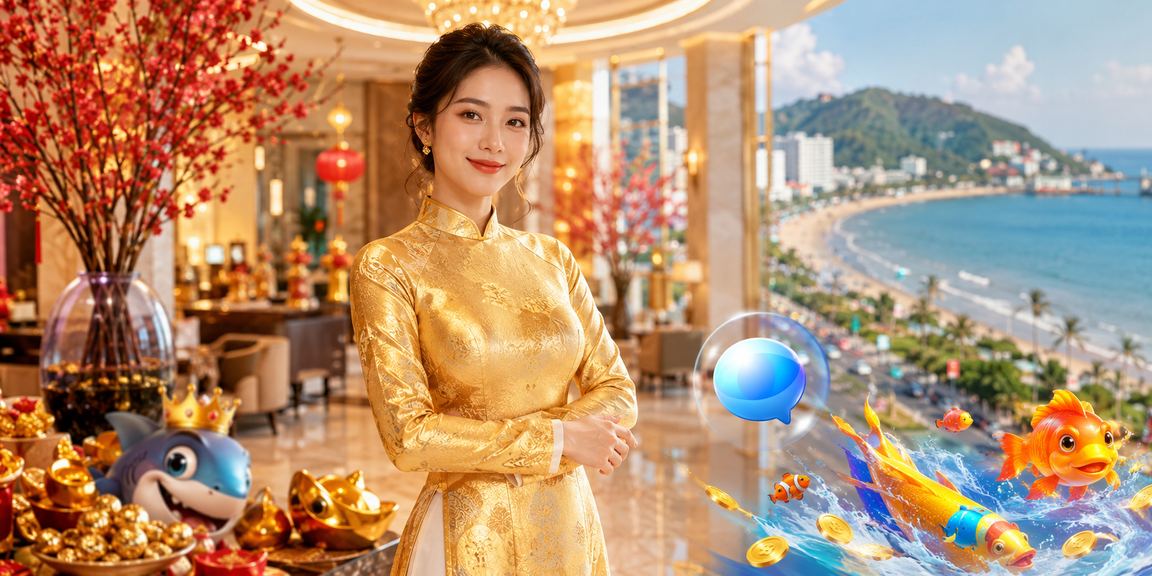 Phụ nữ mặc áo dài tại Vũng Tàu thưởng thức game bắn cá trực tuyến trên điện thoại